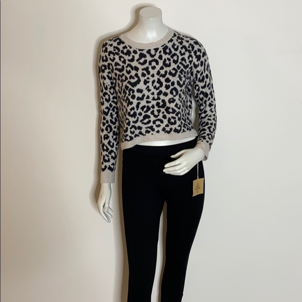 NWT- Leopard Print Sweater